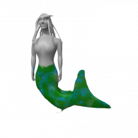 3d model - Mermaid TROPICAL