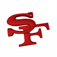 3d model - 49ers pendant (ften)