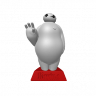 3d model - baymax marina