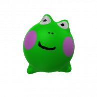 3d model - frog