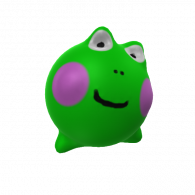 3d model - frog