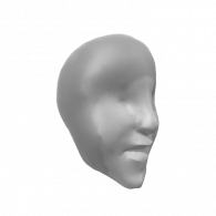 3d model - head sculpt 1