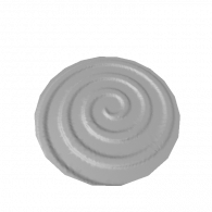 3d model - swirl disc