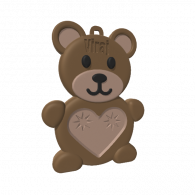 3d model - viraj bear pendant