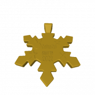 3d model - snowflake pendant 30 mm