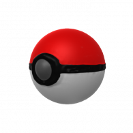 3d model - pokeball