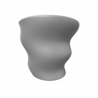 3d model - Unfinished Clay Appearance Pot