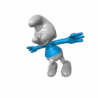 3d model - Smurf with boner